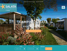 Tablet Screenshot of campingsalata.com